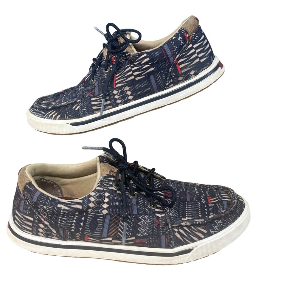 Twisted X Women's WCA0056 Casual Shoes Size 6M Aztec Print Lace Up Sneakers
